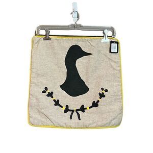 NWT! Creative Co-op 100% cotton Duck pillow case